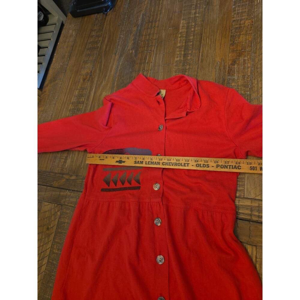 Blue Cactus Made In USA Dress Check Pictures For Measurements No Size Tag - Picture 14 of 16